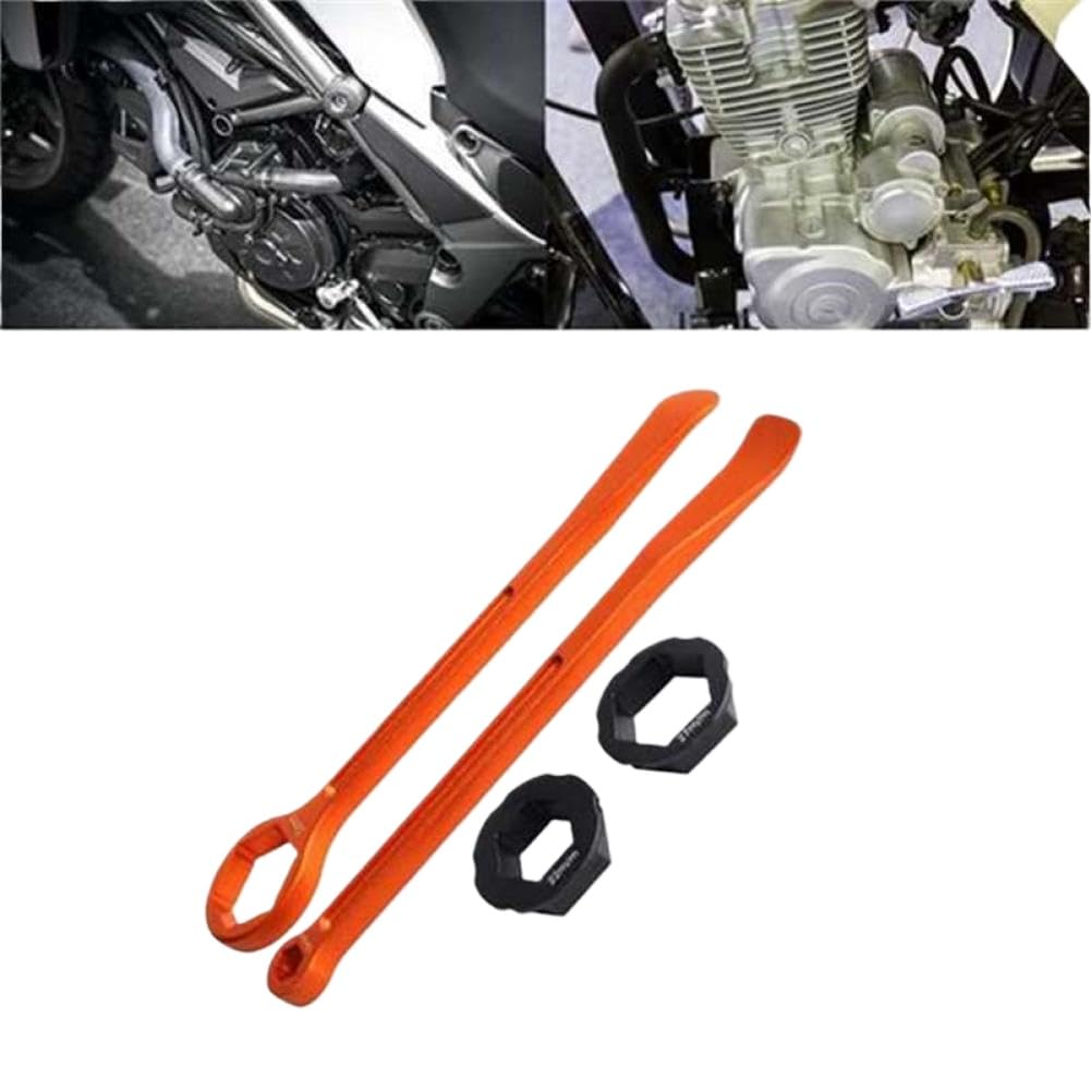 Juego de herramientas para palanca de neumáticos, 10 mm, 13 mm, 22 mm, 27 mm, 32 mm, compatible con motocicletas