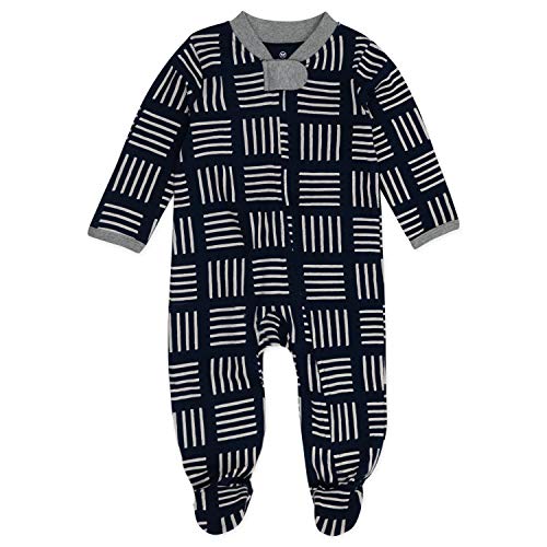 Image of HonestBaby Classics Sleep & Play Footed One-piece Pajama Sleeper 100% Organic Cotton