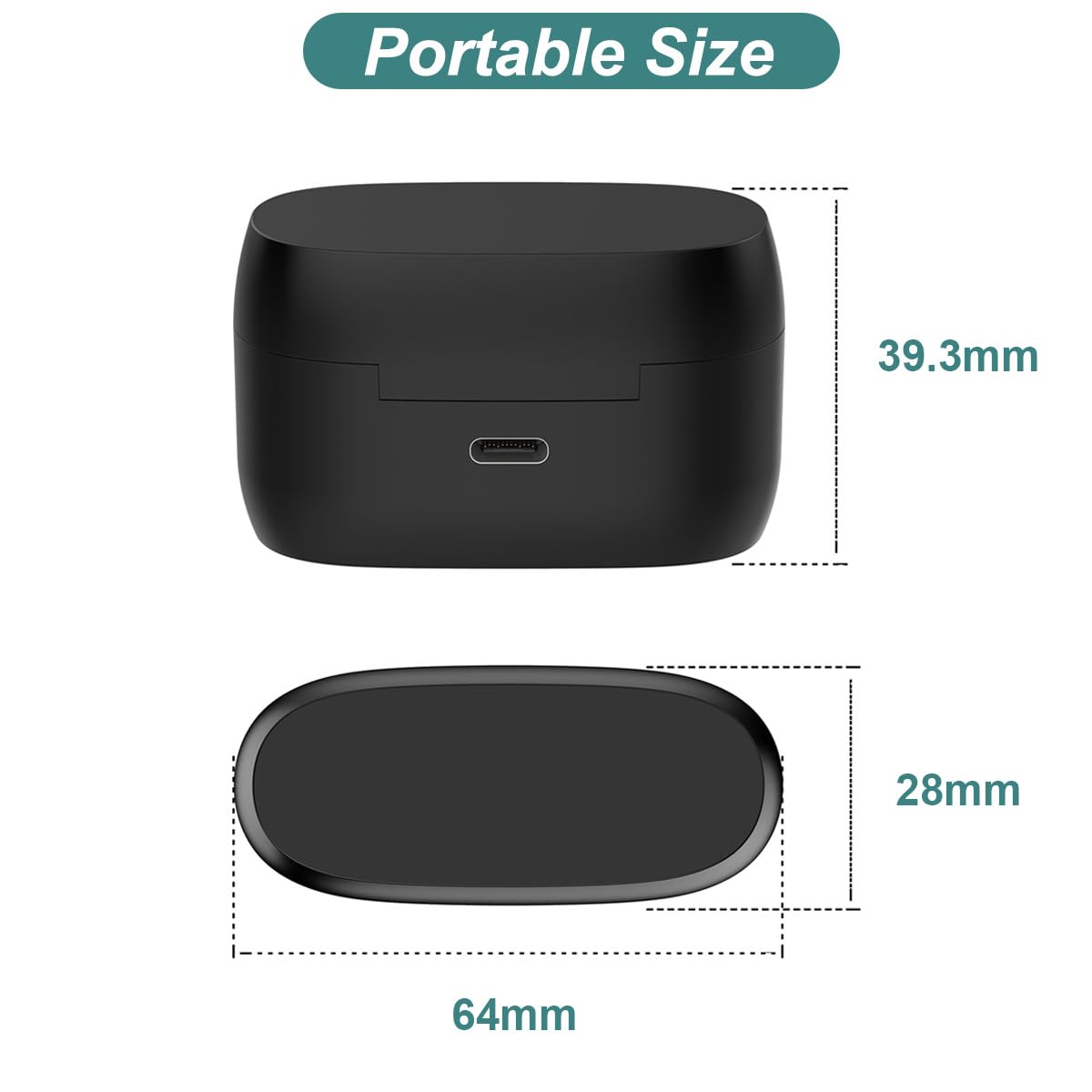 Amazon.com: Charging Case for Jabra Elite 4 Active - Replacement