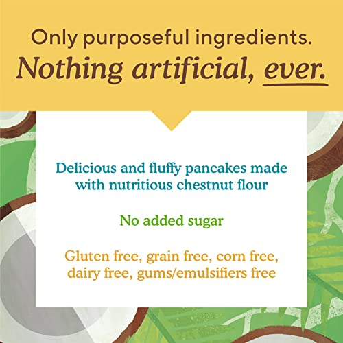 Image of Simple Mills No Added Sugar Pancake & Waffle Mix, Original - Gluten Free, Plant Based, Paleo Friendly, 10 Ounce (Pack of 6)