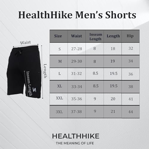 Image of NeoFlex Men's Regular Fit Cotton Shorts with Zipper Pocket - Comfortable Rich Solid Design, Essential Men's Shorts (Midnight Blue, L)