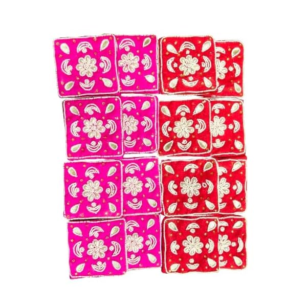 Ethnic Clutch Tissue Traditional Coin Bag for gifting Batwa Coinbag with Beadwork Gift for (Rose Red)