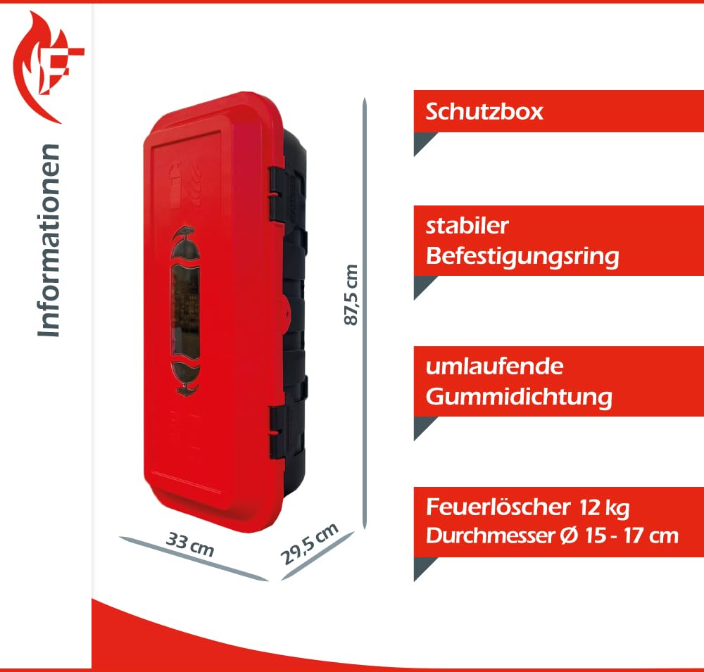 Schutzbox für Feuerlöscher 9KG 12KG 5KG CO2