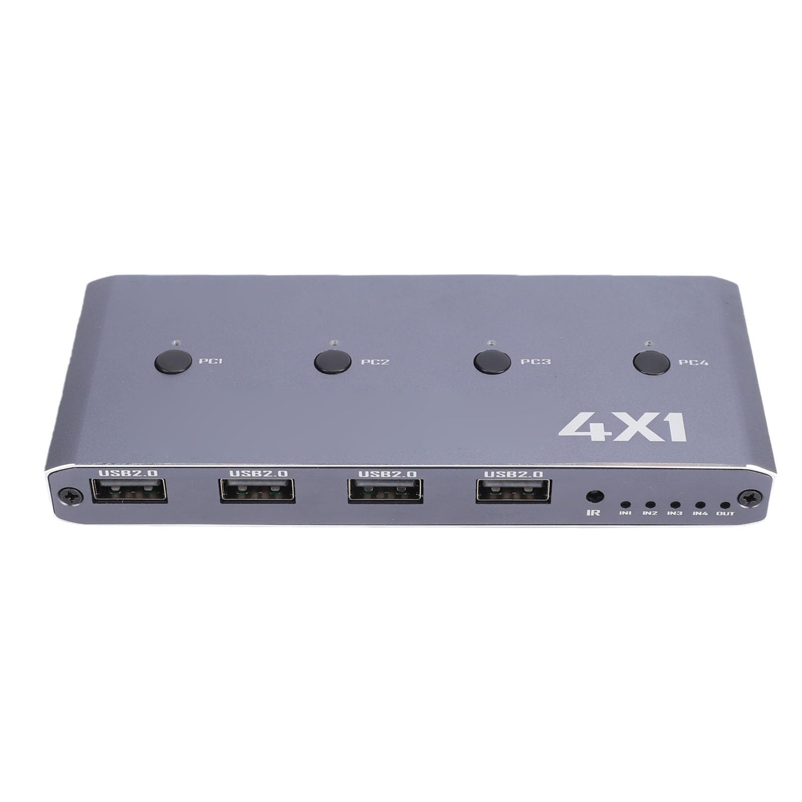 Fockety Commutateur KVM, 4K 60 Hz 48 Gbit/s, 4 Ports