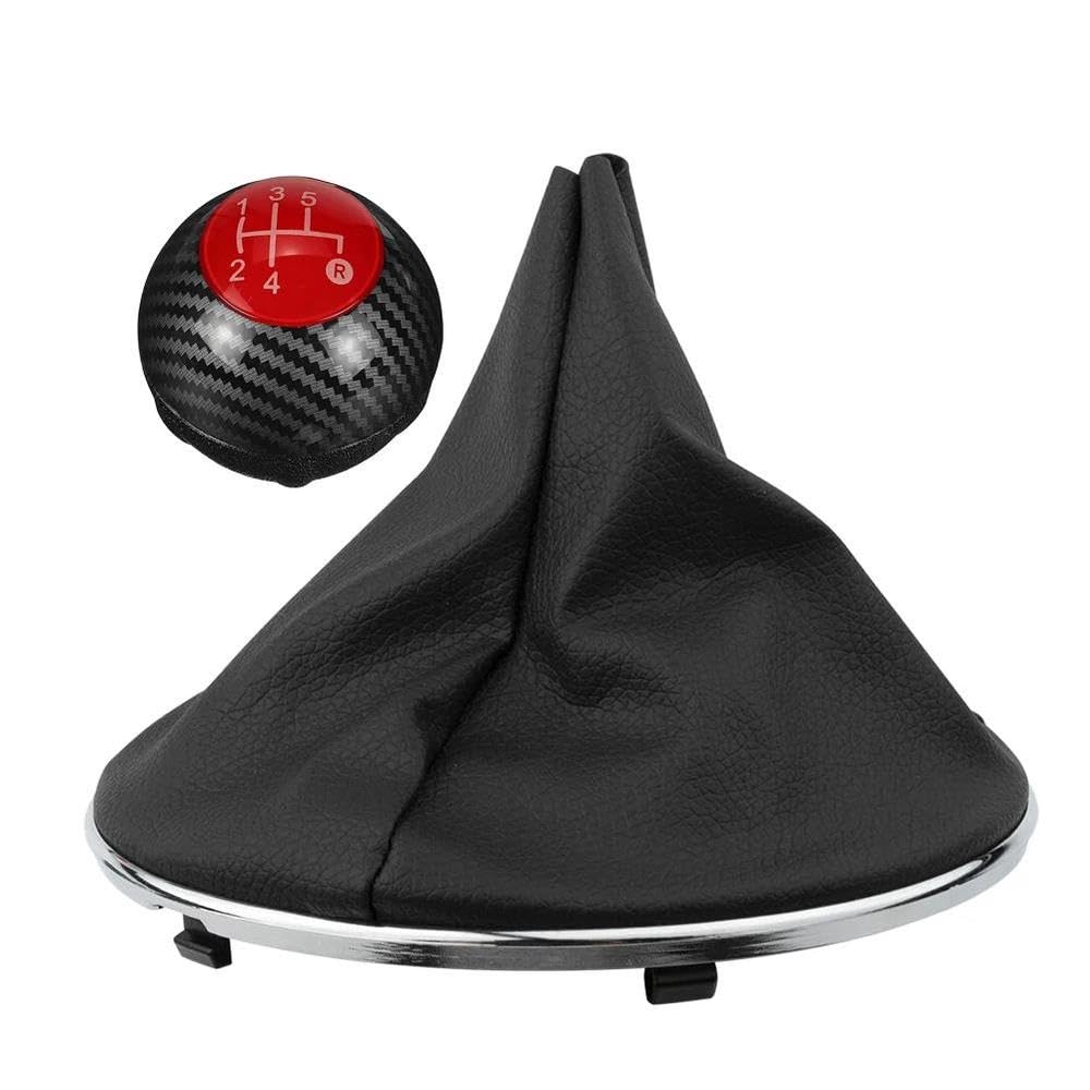 YDXHERTA 55344048 55344016 50295325 5 Speed Gear Shift Shifter Knob Head Ball Stick Cover Boot Gaiter for Fiat 500 2012-2018 Auto Parts