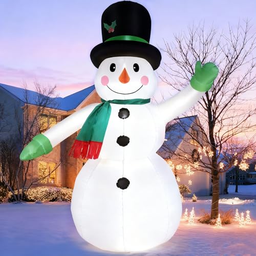210cm Weihnachten aufblasbarer Schneemann im Freien Hof Dekorationen,...