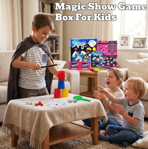 Image of 70 Tricks Magic Kit for Kids - Learn the Art of Magic with Cups, Cards, Rope & Wand | Beginner Magic Set | Educational Magic Toy | Magic Game Set for Boys & Girls 8+ Years (Magic 70)