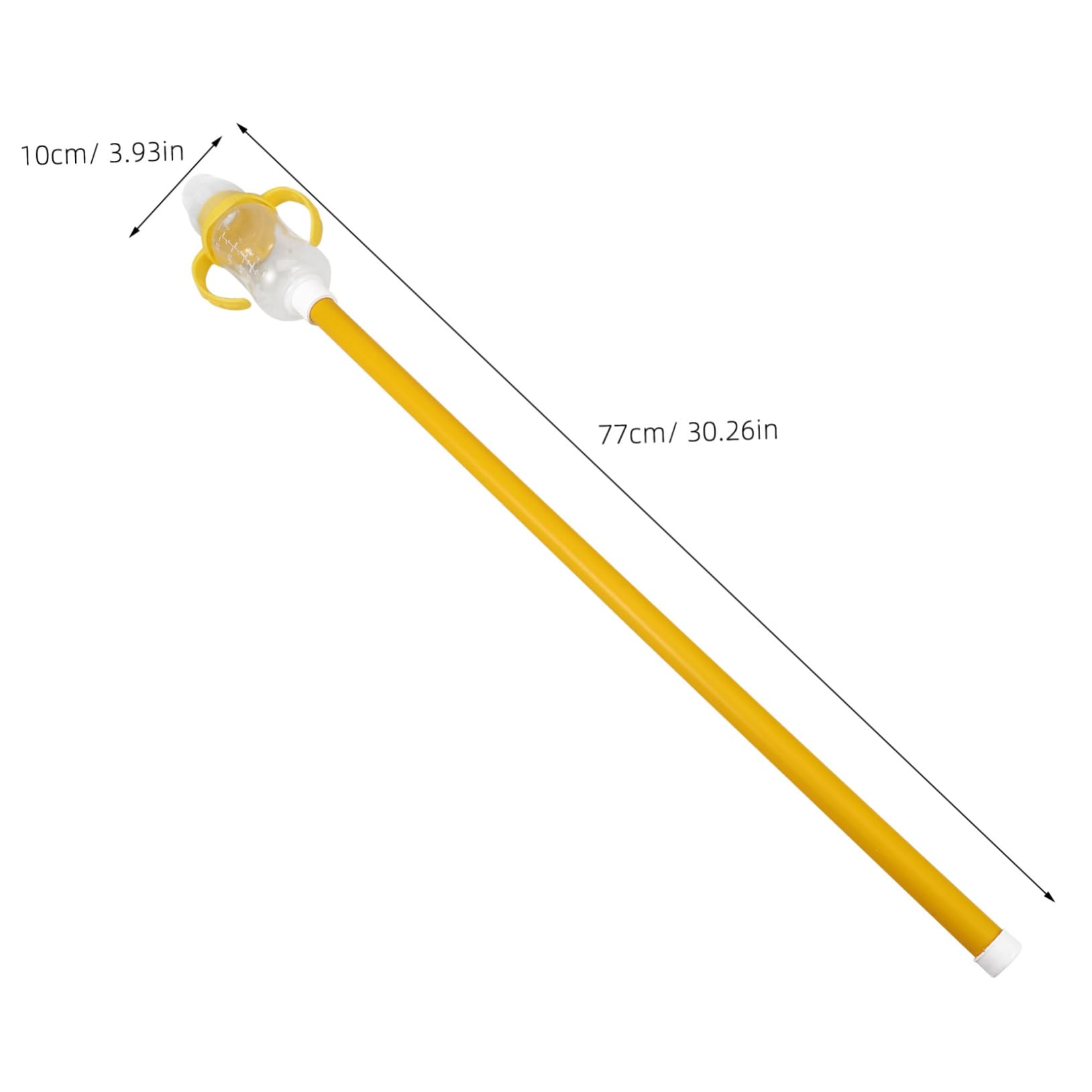 Yardwe 150ml Fish Food Feeder for Vacation Plastic Carp Bottle Pole Easy to Clean and View