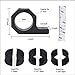 Northpole Light Universal Horizontal Bar Clamp Mounting Brackets Bull Bar Bumper Tube Clamp Roof Roll Cage Holder for Off Road Jeeps LED Light Bar