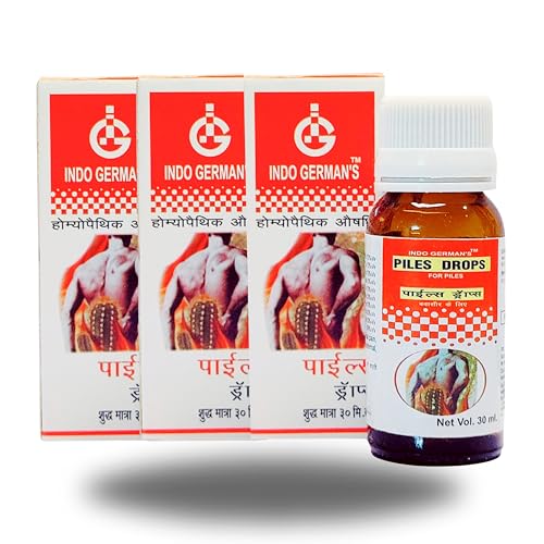 Indo german piles drop || pack of 3 (30mlx3)