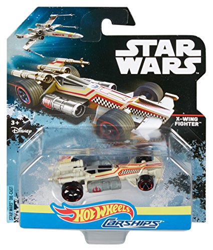 Hot Wheels Star Wars Classic Luke's X-Wing Carship Vehicle miniatura 5