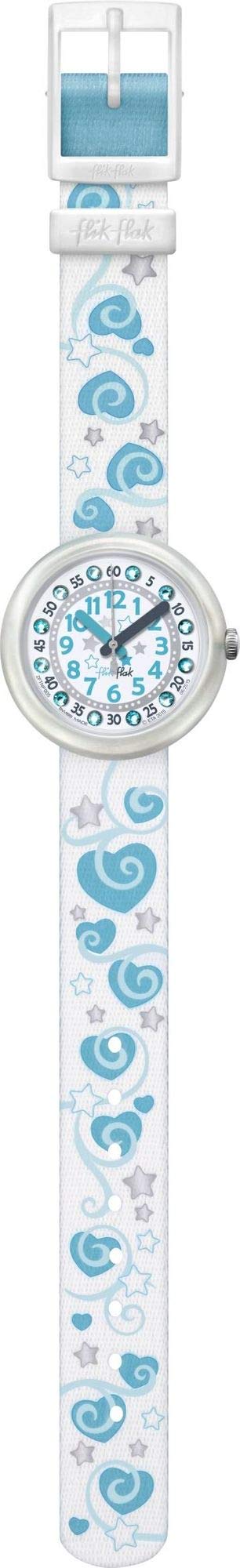 Flik Flak Orologio Analogico Quarzo da Ragazza con Cinturino in Tessuto FTNP005-STD