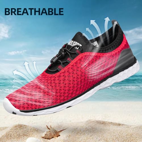 Image of DOUSSPRT Men's Water Shoes Quick Drying Sports Aqua Shoes