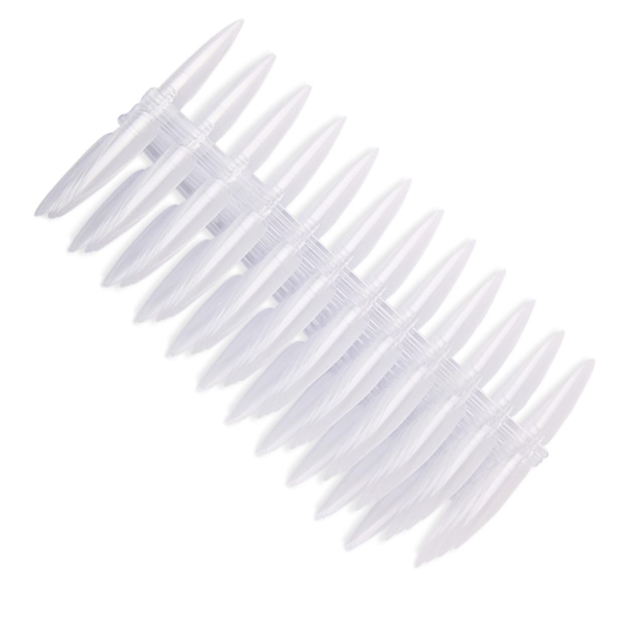 2sets Panels Nail Color Display Stand Transparent Slices Each for Selection for Salon Use and Nail Art Practice