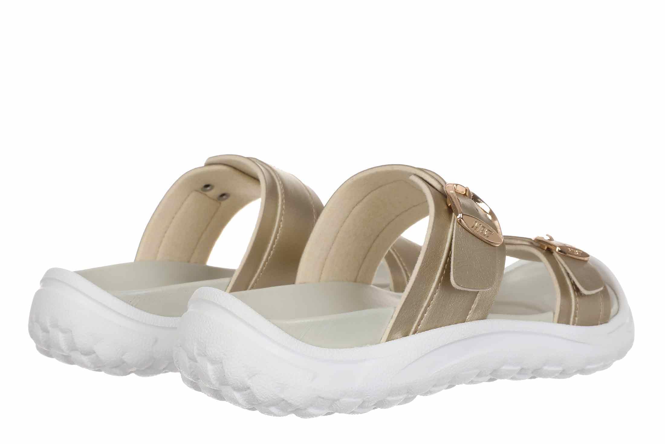 MBT FUJI II Sandalias para Mujer en Piel. Calzado Ligero y Cómodo de Primavera Verano. Calzado Fisiológico de Confort y Estabilidad. Sandalias de Recuperación para Vestir Estilo Moderno