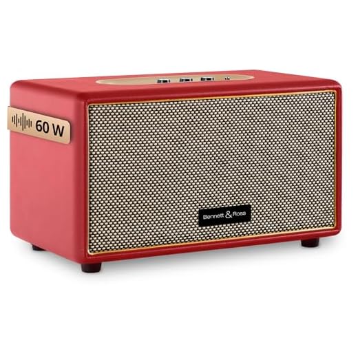 Bennett & Ross BB-860RD Blackmore Bluetooth haut-parleur Rouge