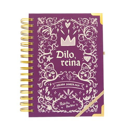 Agenda 2025 diaria Pedrita Parker Dilo Reina organizador personal anual