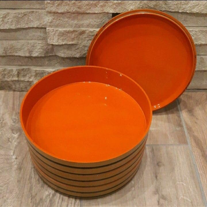 三段重ね重箱菓子鉢丸型