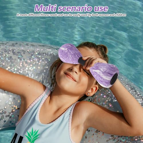 Abaodam 1 par mancuernas acuáticas para ejercicio en agua miniatura 5