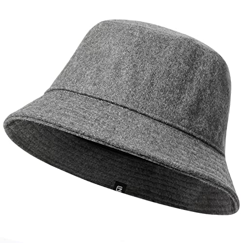 GADIEMKENSD Winter Bucket Hat - Premium Wool,...