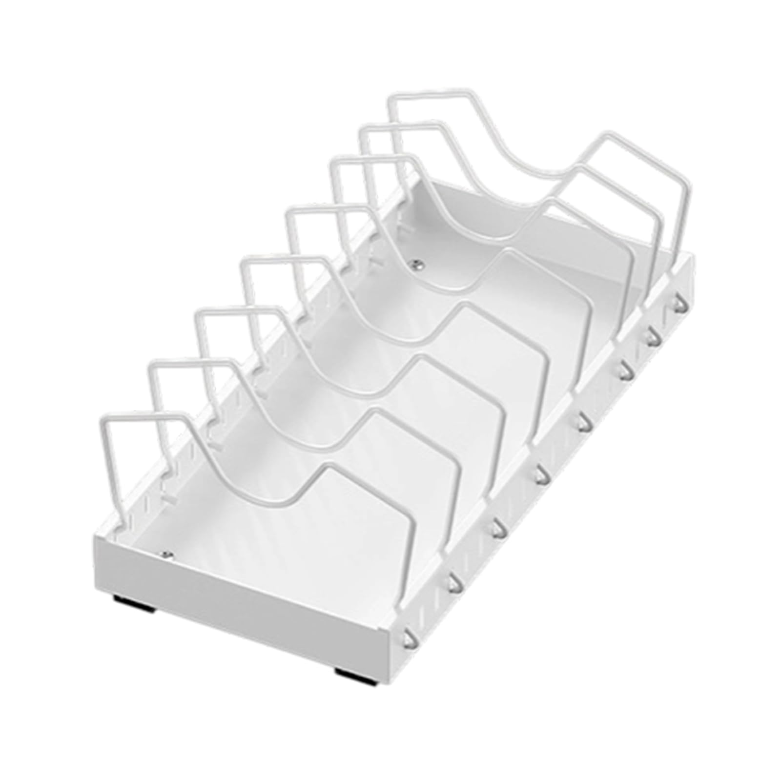 Étagère de rangement en acier au carbone robuste pour casseroles - Résistant à la rouille - 20 kg - Pour une longue durée de vie - En acier au carbone
