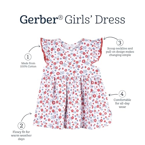 Image of Gerber Baby Girls Dress