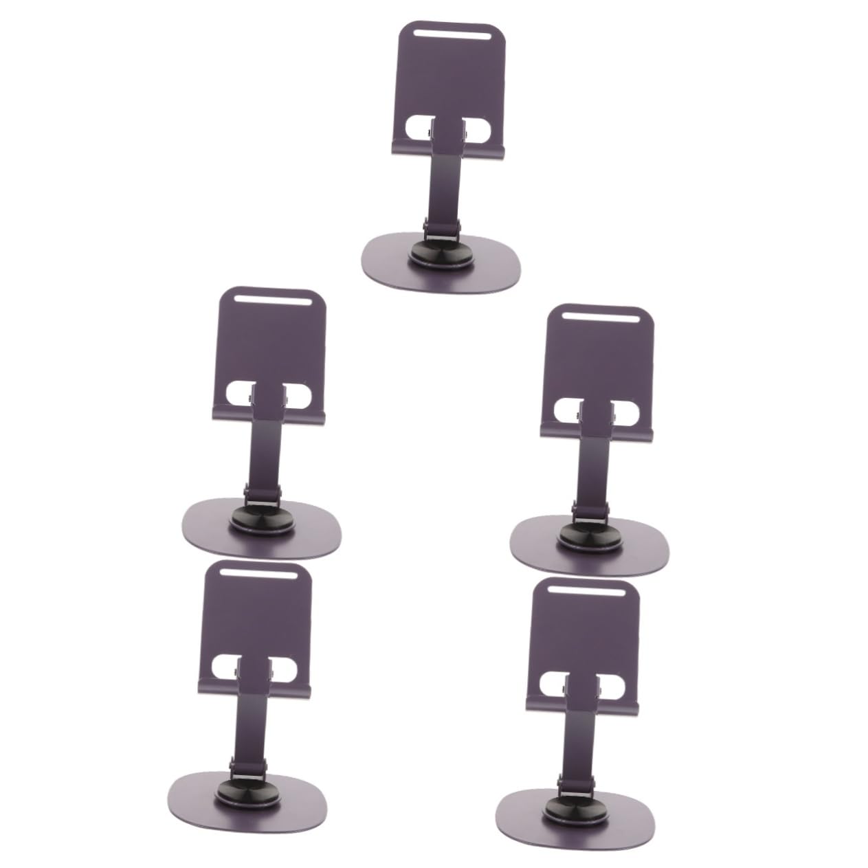 Artibetter 5piezas Soporte De Teléfono Móvil Plegable y Ajustable para Escritorio Diseño Estable y Duradero Compatible Smartphones para Oficina y Viajes