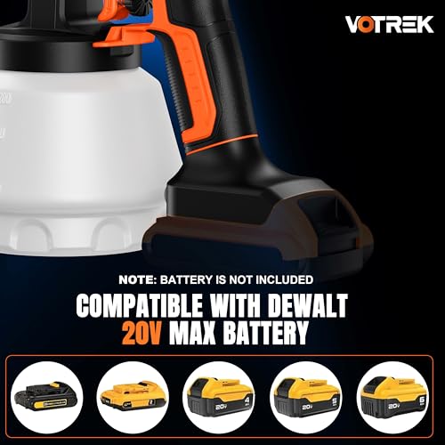 Cordless Paint Sprayer Compatible with Dewalt 20V MAX Battery - image 6