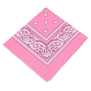 BOOLAVARD 1s, 6s, 9s or 12 Pack Cowboy Bandanas Bandana with Original Paisley Pattern