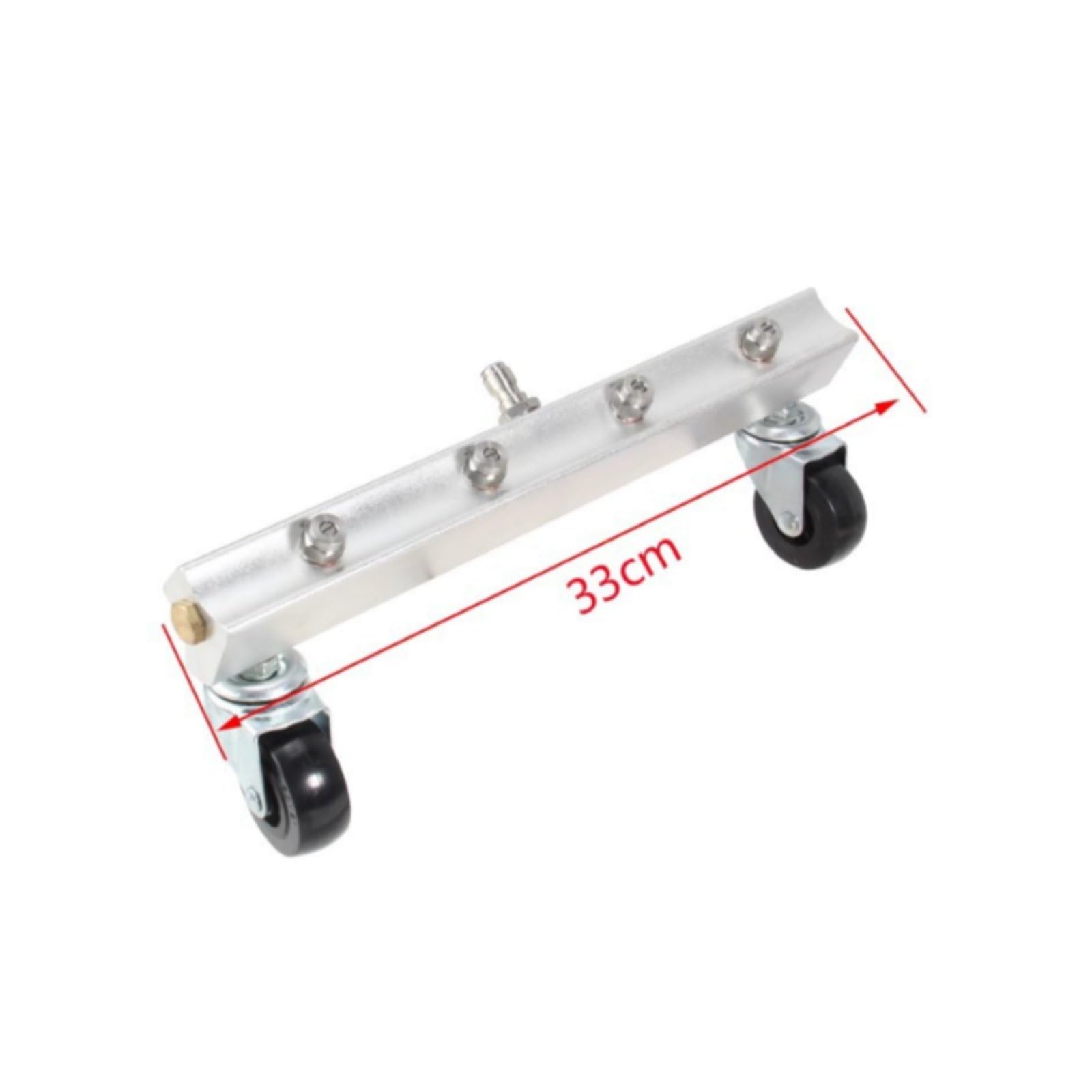 Harilla Nettoyeur de Châssis pour Nettoyeur, Nettoyant De Châssis De Voiture À Quatre Buses De 33 CM