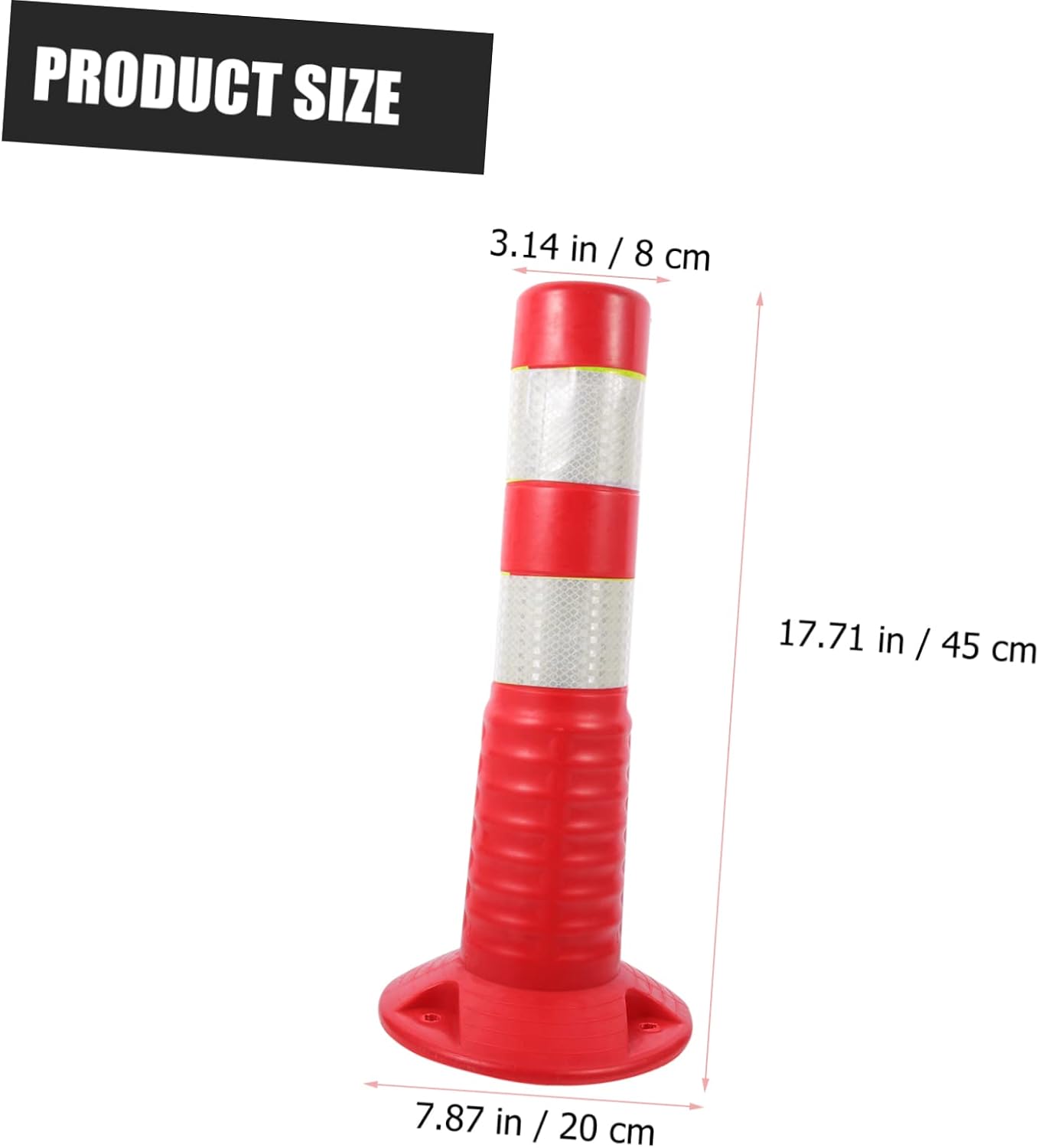 Homoyoyo Plastic Reflective Anti Collision Warning Column for Road Safety