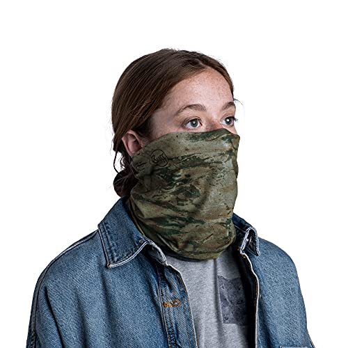 Image of BUFF Original EcoStretch Neck Gaiter, UPF 50 Sun Protection, Breathable, Versatile, Quick Dry, Multi-Colored, Adult Size