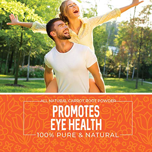 image for Herbaila Carrot Powder, 16oz, Pure, Dried, Supercolor Powder, Smoothie