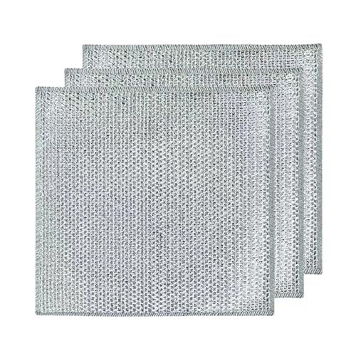 10 paños de limpieza mágicos de alambre de acero grueso, trapos de cocina, platos, ollas, herramientas de limpieza, sin arañazos y sin olor, trapo multiusos para lavar platos en húmedo y seco