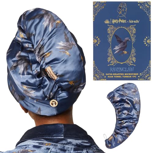 Kitsch x Harry Potter Microfiber Hair Towel Wrap for Women - Ravenclaw - image 1