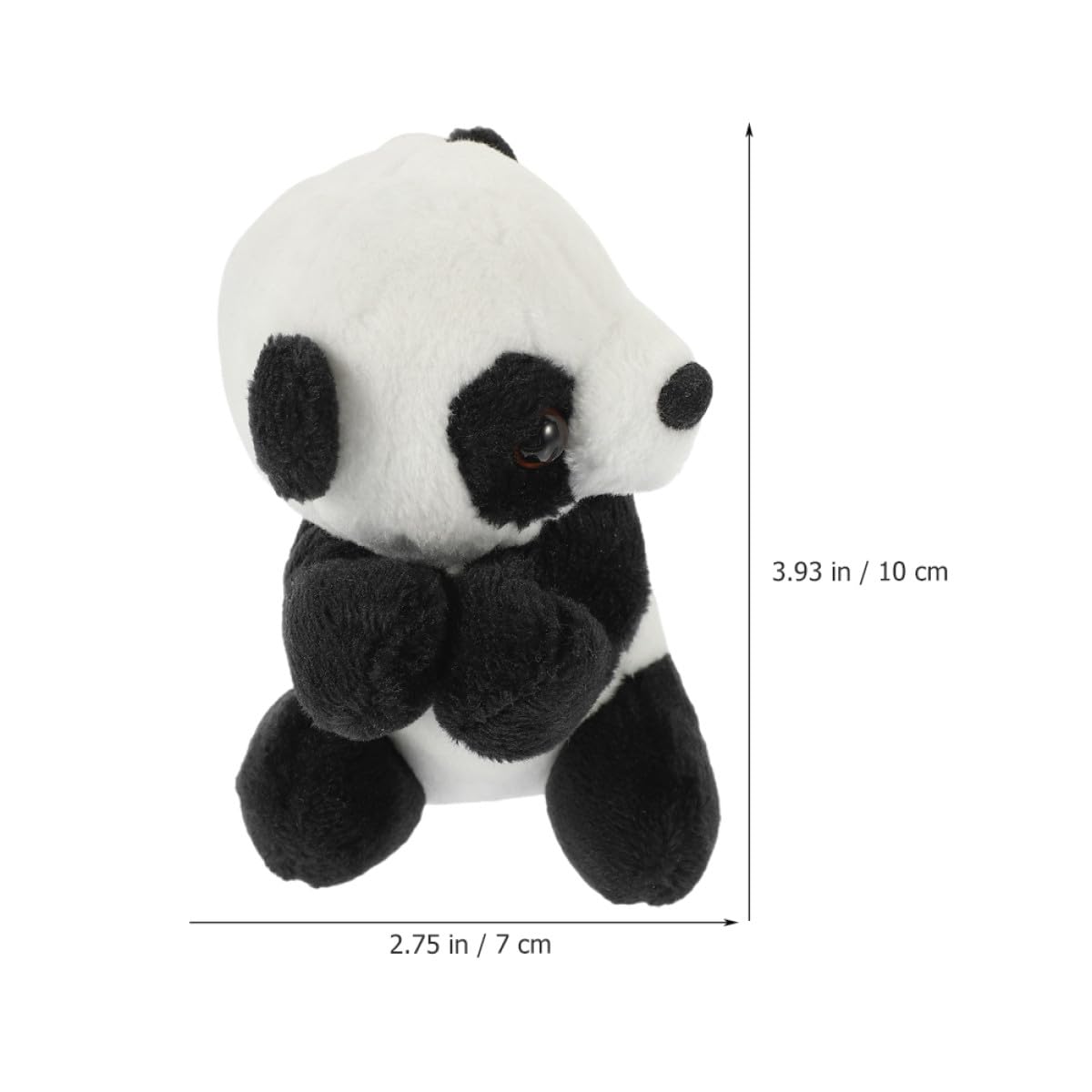 VANZACK 4 StüCk PlüSch Panda Clips Memo Und Fotohalter Weicher Stofftier Panda Clip Mini PlüSchtier FüR BüRo Zuhause Dekoration