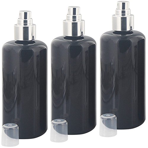 Vaporisateur en verre violet Miron, fortement résistant à la lumière, bouteille en verre avec embout en argent.Vaporisateur à pompe Kosmetex, flacon.