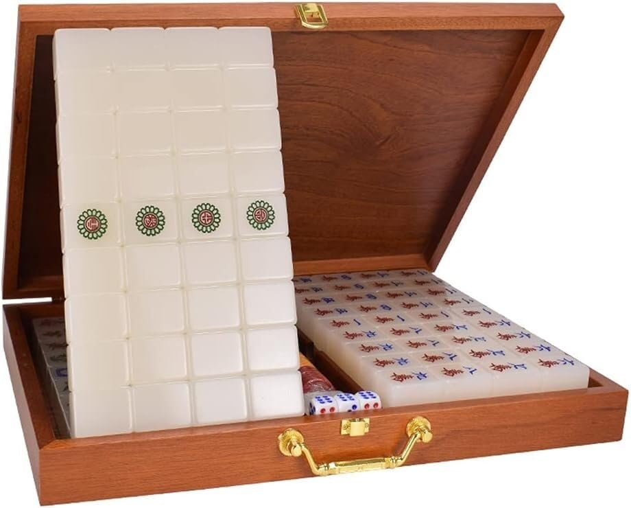 Jeu de Mahjong Chinois traditionnel avec version cartes de 40 EU