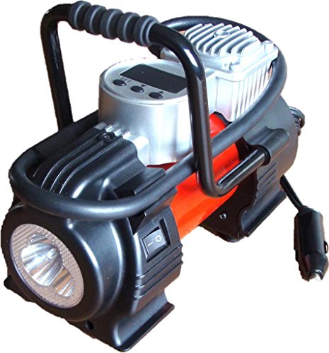 Kensun Air Compressor High Volume Tire Inflator with Digital Gauge and Worklight
