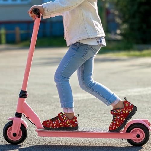 Boys Shoes Girls Kids Sneakers Tennis Running Shoes Christmas Colorful Lights Pattern4