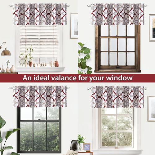 Driftaway ALEXA5214RED Alexander Pattern Match Blackout Valances thumb #4