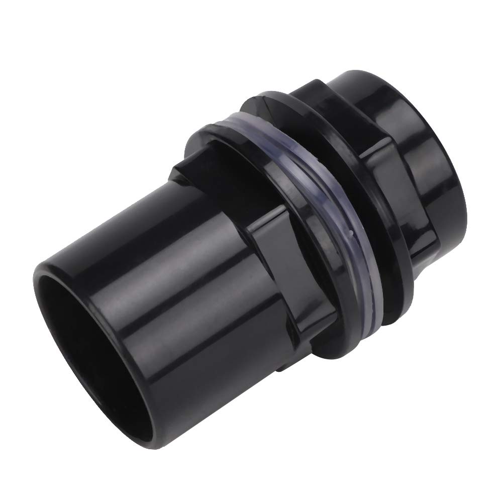 Zerodis 5 Pièces/Ensemble Joint de Connecteur de Tuyau d'eau D'aquarium en PVC, Adaptateurs de Tube d'air de Réservoir de Poisson Droit Réglable Accessoires de Tube de Réservoirs de Poisson(40mm)