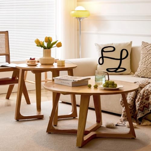 Table basse ronde YVYKFZD gain de place et montage facile