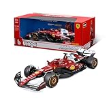 Bburago – Ferrari SF-25 F1 2025#16 Leclerc, Diecast-Modellauto 1:18, authentische Nachbildung des Ferrari-Formel-1-Boliden, offiziell lizenziert, empfohlenes Alter 14+ Jahre