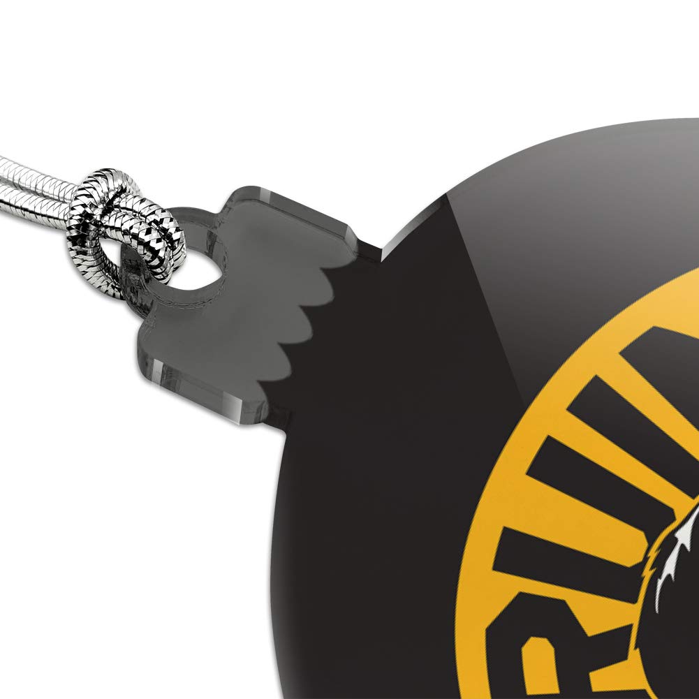 GRAPHICS & MORE NHL Boston Bruins Logo Acrylic Christmas Tree Holiday Ornament
