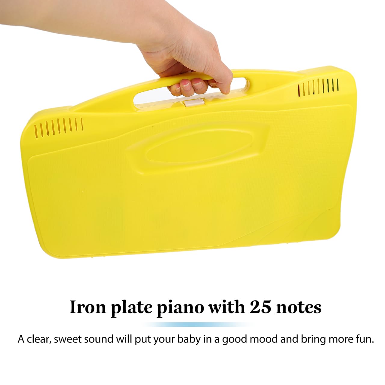 Metalófono de Notas con Placas de Hierro Coloridas Instrumento Musical de Percusión Seguro y Duradero para Juguete Educativo para Desarrollar Ritmo y Creatividad