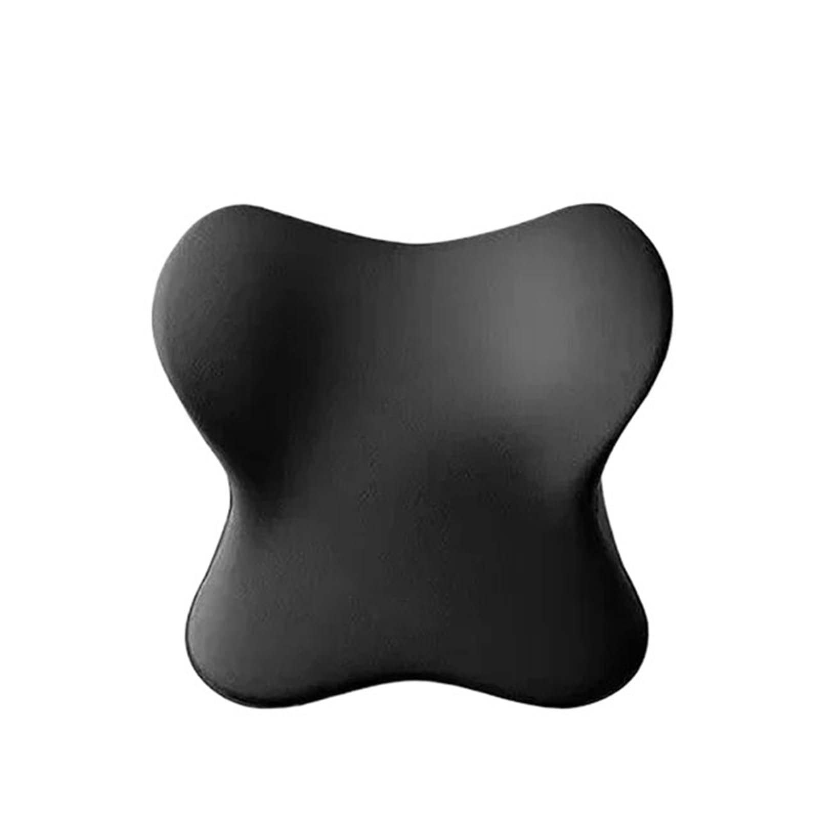 ATUMY Car Seat Pillow Car Seat Lumbar Headrest Support Memory Foam Waist Neck Pillow Car Interior Accessories Car Headrest(Black Headrest)