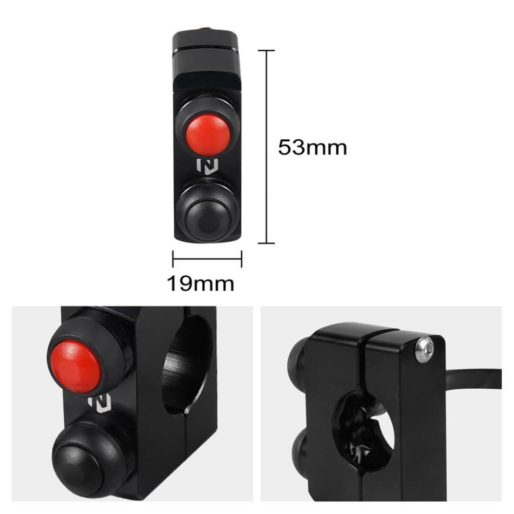 Stop Start Kill Switch Button Compatible with Automotive Motorcycle Parts EC 300 EC 250 EX 300 EC EX MC 250 300 250F 350F 450F ECF EXF MCF 250 450