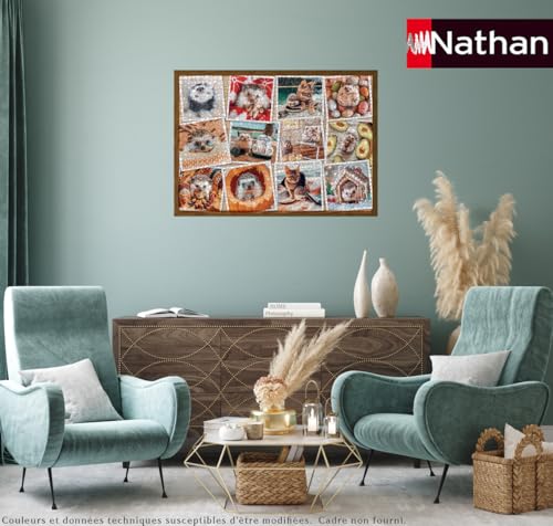 Puzzle 1500 pièces : Photo animaux mignons Ravensburger Nathan - vue 7