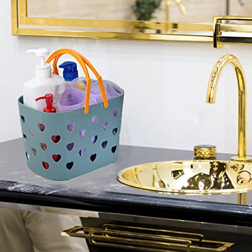3 Stks Badkamer Opbergmanden Hart Holle Shampoo Fruit Organizers Badbenodigdheden voor Winkelen Badkamer (Verschillende Kleur) - Image 7